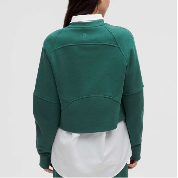 Lululemon Scuba Oversized Pullover *Wordmark Storm Teal (NWT) - Picture 2 of 10